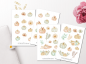 Preview: Pastel Pumpkin Sticker Set